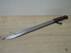 A German M1898/05 Luftwaffe Bayonet, blade marked Waffenfabrik Mauser A.G Oberndorf.a.1, blade