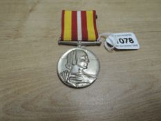 A Voluntary Medical Service Medal named to MRS.ROBINAS,MacGREGOR.SRNSCM with ribbon