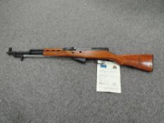 A De-activated Chinese SKS Type 56 Self Loading Rifle, 7.62 calibre, serial number 22005674, overall
