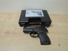 A Russian JSC Anics Group Pietro Beretta A-9000S CO2 Single/Double Action Air Pistol 22-Shots.
