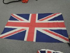 A Union Jack Flag, British made, fast colours, 210cm x 110cm