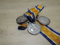 Three WWI British War Medals each named to 2.LIEUT.J.LEE, HUGH C.ROBERTS and ARTHUR L.DOWDELL, all