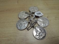 Five WWI British War Medals each named to 94840 PTE.J.WILKINSON.MANCH.R, 47299 PTE.E.R.TAYLOR.Y&L.R,
