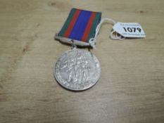 A Canada 1939-1945 Voluntary Service Silver Medal with ribbon