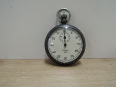 A German WWII Kreigsmarine Junghams Stopwatch having seconds hand and smaller minutes hand, marked