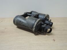 A pair of WWII period German Kriegsmarine Binoculars, 8 x 60, numbered 2111137 blc (Carl Zeiss),