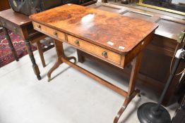 A reproduction regency console style table , approx. 94 x 48cm
