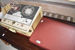 A vintage Amplion reel to reel recorder