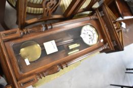 An early 20th Century Vienna style wall clock
