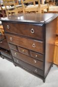A Stag bedroom chest, approx. width 82cm