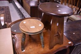 Two vintage stools