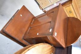 A Victorian pine shop counter top