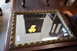 A traditional gilt frame wall mirror, approx. 44 x 34xcm