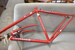 A Ghyllside bike frame set , bearing Reynolds 631 label