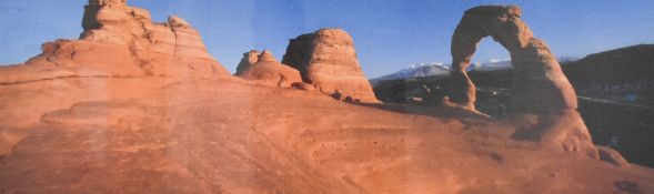 20th Century, photographic print, Arches National Park in Utah, framed, mounted, and under glass,