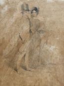 Published by Thomas McLean, after an unknown artist. 'A Sketch in the Park' is a monochromatic print