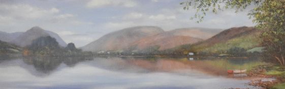 After Jeff Sudders (British b.1944) coloured print 'Grasmere' signed and entitled in pencil to