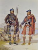 After Graeme Baxter (b.1958, British), coloured print, 'Highlanders of Scotland - Clan MacLeod and