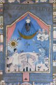 A framed Royal Opera House 'Die Zauberflote' Wolfgang Amade Mozart, advertising poster, 17, 20,25,