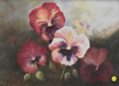 Artist Unknown (20th Century), acrylic on canvas, A sunlit lake landscape, signed indistinctly to