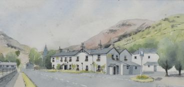 *Local Interest. Peter Davy, watercolour painting titled 'The Swan Hotel, Grasmere' that shows the