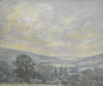 Local interest* Mary Yates (British 1891-1974) pastels, Hart Head Farm, Rydal, near Ambleside,