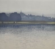 Phil Greenwood (1943-Present, British) Aquatint, 'Spires' signed to the lower right, edition