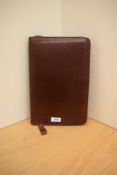 A Conway Stewart brown forty pen soft carry case