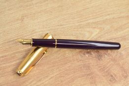 A boxed Parker Sonnet Premiere converter fill fountain pen. Limited Edition Assession - The Queens