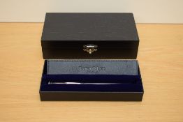 A boxed Yard o Led converter fill fountain pen. A hallmarked silver limited edition fountain pen