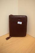 A Conway Stewart brown twenty pen soft carry case