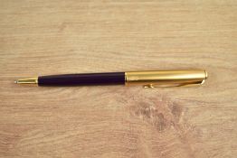 A boxed Parker Sonnet Premiere ballpoint pen. Limited Edition Assession - The Queens Golden