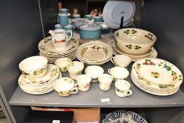 A Royal Adam's Ivory Titian ware part dinner/tea service, comprising forty one pieces.