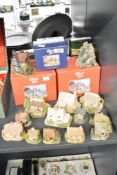 A collection of Lilliput Lane model cottages with original box's, hand made in Penrith, Cumbria,