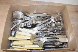 A James Dixon & Sons Sheffield Silver tea spoon, impressed marks to base c 1800-1900?, sold together