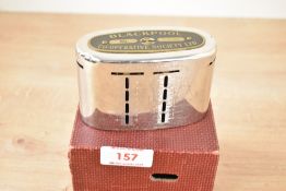 An early 20th century metal safe / money box, marked 'Blackpool Co-operative Society Ltd', 6cm