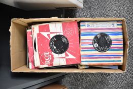 A box of 1950's /60's 7' singles, to include The Beatles, Brian Poole and The Tremeloes, Neil Sedaka