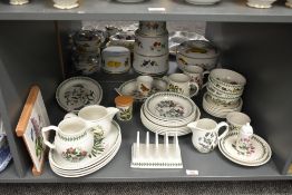 A vintage Portmeririon Botanic dinner / tea service, decorated in the citrus landaniferus pattern,