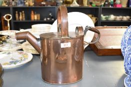 After Dr.Christopher Dresser - An early 20th century brass watering can, h30