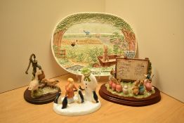 A Border Fine Arts 'All Creatures Great And Small' study 'Thirsty Work' JH45 sold alongside The
