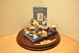 A Westminster Editions Beatrix Potter Peter Rabbit centenary model depicting characters and their