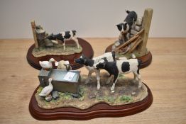A Border Fine Arts figure group 'Shared Reasources' A0455 by James Herriot (AF) along with 'All