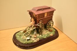 A large Leonardo Collection 'Traveller's Rest' group, measures 20cm tall (AF).