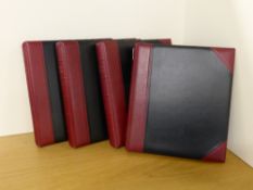 HISTORY OF WORLD WAR II COVER COLLECTION IN 4 VOLUMES 4 Westminster binders with fine cover