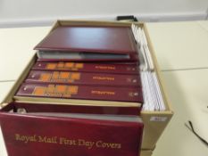 GB AND WORLD COLLECTIONS IN BOX INCLUDING GB FACE OF APX £400. Box with various world an GB