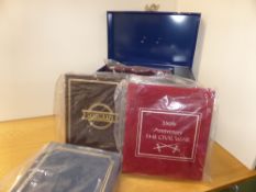 THEMATIC COVER COLLECTION IN FOUR VOLUMES IN METAL CASE Collection of covers Civil War, Railways and