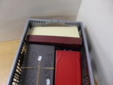 GB + WORLDWIDE FIRST DAY COVER AND POSTAL HISTORY COLLECTION IN BOX Box with two shoe boxes of world