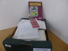 EIRE - COLLECTION OF PRESENTATION PACKS + FLAT SETS APX 40 Old fruit box with collection of in the