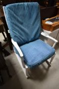 A vintage Parker Knoll rocking chair, later painted