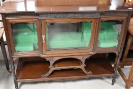 A 19th Century mahogany chiffonier base, width approx. 122cm